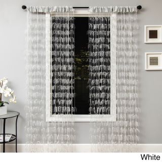 Softline Home Fashions Avanti Rod Pocket Curtain Panel White Size 54 x 84