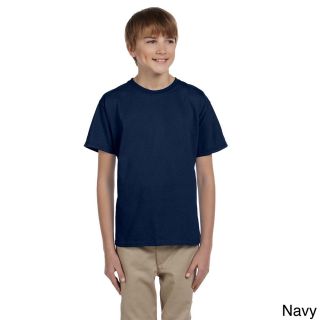 Fruit Of The Loom Fruit Of The Loom Youth Boys Heavy Cotton Hd T shirt Navy Size L (14 16)