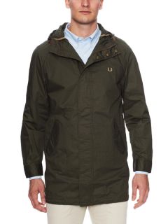 Coated Cotton Fishtail Parka by Fred Perry