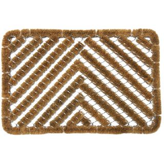 Rubber cal Herringbone Coir Doormat (18 X 30)