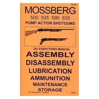 Mossberg Models 500 535 590 & 835 Pump Action Shotguns Do Everything Manual Sports & Outdoors