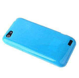 Generic Blue Matte TPU Silicone Gel Case Cover for HTC One X S720e Cell Phones & Accessories