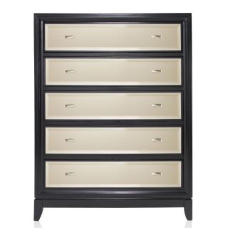 Furniture Of America Goldvida Luxury Gold tinted 5 drawer Chest