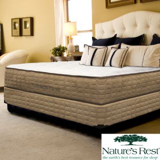 Natures Rest Natures Rest Delight Luxury Firm Latex Queen size Mattress And Foundation Set White Size Queen