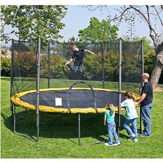 Airzone 14' Spring Trampoline and Enclosure Combo Sports & Outdoors