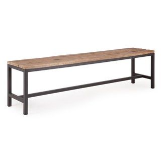 Colby Distressed Natural Bench