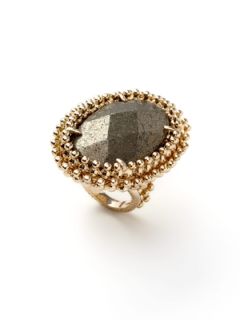 Faceted Oversized Pyrite Ring by Kendra Scott Jewelry