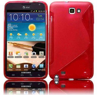 Red TPU S Shape Case Cover for LG Lucid 4G VS840 Cell Phones & Accessories