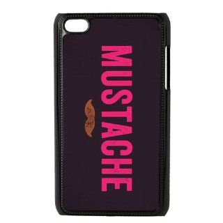 Custom Mustache Hard Back Cover Case for iPod Touch 4th IPT827 Cell Phones & Accessories