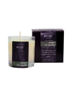Ginger and Vanilla Soy Candle by MSC Skin Care + Home
