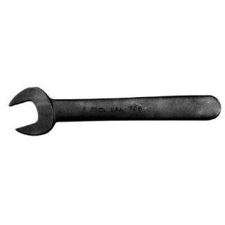 Martin 20A High Carbon Steel 5" Opening Single Head Open End Wrench, 42" Overall Length, Industrial Black Finish