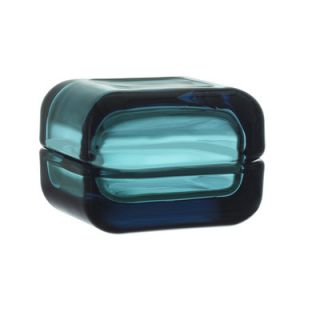 iittala Vitriini Small Glass Box VIT1111XX Color Sea Blue