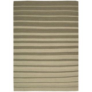 Calvin Klein Ankara Tawny Gradient Stripes Area Rug (53 X 75)
