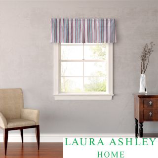 Laura Ashley Melinda Stripe Pattern Pleated Valence