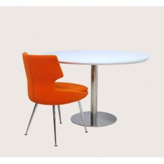sohoConcept Patara Side Chair 225 PAT Color Orange, Upholstery Organic Wool