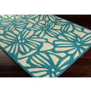 Hand hooked Hailey Transitional Floral Indoor/ Outdoor Area Rug (5 X 76)