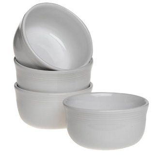 Fiesta White 849 Gusto Bowls, Set of 4 Kitchen & Dining