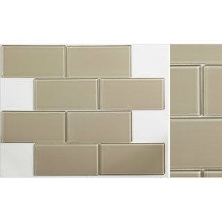Martini Mosaic 14.75x11.75 Blocco Warm Gray Tile (pack Of 10)