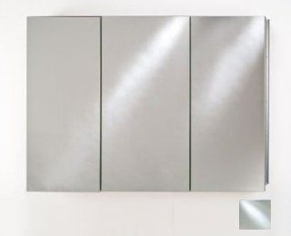 Broadway Triple Door Medicine Cabinet w Beveled Edge Mirrors & 3 Adjustable Shelves (36 in. W x 30 in. H)   Afina