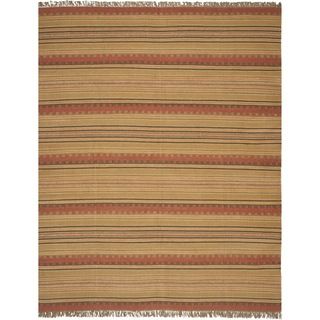 Safavieh Hand woven Kilim Multicolored Wool Rug (8 X 10)