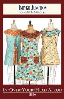 Pattern In Over Your Head Apron   Kitchen Aprons