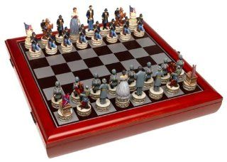Civil War Chess Set Commemortive Edition Toys & Games