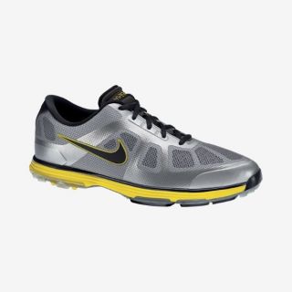 Nike Mens Lunar Ascend Grey/ Yellow Golf Shoes