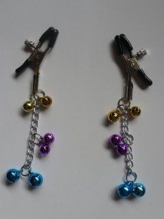 New Nipple Clamps Boob Clamps Breast Clamps with Metal Chains Bells Health & Personal Care