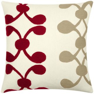 Judy Ross Celine Wool Pillow CE18 blk/oys/crm Color Cream / Rouge / Blonde
