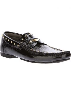 Versace Studded Penny Loafer