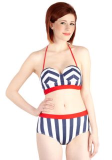 Heart to Harbor Swimsuit Top  Mod Retro Vintage Bathing Suits