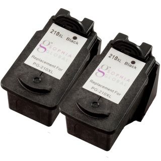 Sophia Global Remanufactured Black Ink Cartridge Replacement For Canon Pg 210xl (pack Of 2)