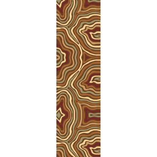 Torino  Brown Animal print Runner Rug (23 X 710)