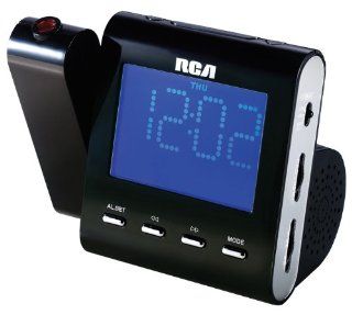 RCA RC124 Projector Clock Radio (Black) (Discontinued by Manufacturer) Electronics
