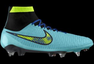 Nike Magista Obra SG PRO iD Custom Womens Soft Ground Soccer Cleats   Blue