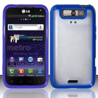 Blue PCTPU for LG LG Connect 4G MS840 / Viper 4G LS840 Cell Phones & Accessories