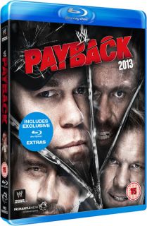 WWE Payback 2013      Blu ray