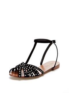 Daffodil Studded T Strap Sandal  by Maiden Lane