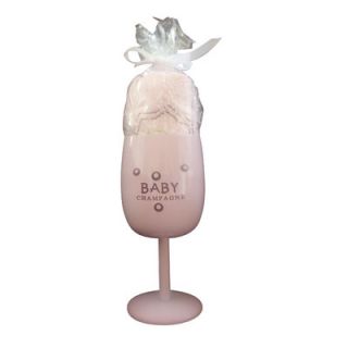 Baby Champagne Keepsake Stainless Steel Goblet and Bodysuit GBG Color Pink