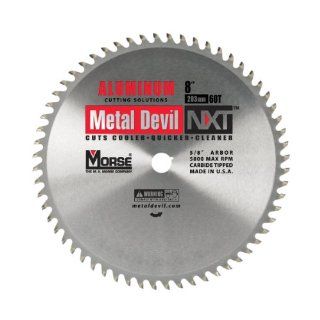 Morse CSM860NAC Circular Blade for Cutting Aluminum, 8 Inch, 60 Teeth   Circular Saw Blades  
