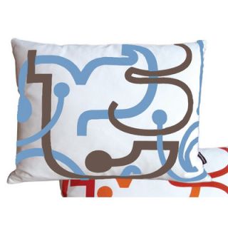 notNeutral Letters Pillow 10241300 Color Blue/Sable