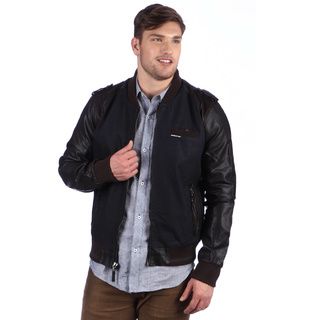 Members Only Mens Two tone Baseball Jacket