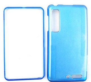 For Motorola Droid 3 Xt862 Crystal Blue Case Accessories Cell Phones & Accessories