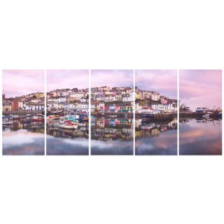 Graham & Brown Graham and Brown Brixham Harbour 5 Piece Photographic Print on