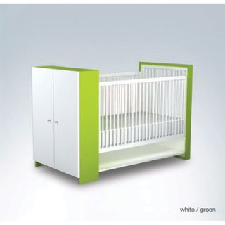 ducduc AJ II Crib AJ2Crib Ra W Fr Finish Green