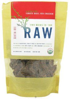 Two Moms in the Raw Tomato Basil Season Gluten Free Crackers, 4 Ounce  Grocery & Gourmet Food