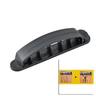 Ebest Black Plastic Computer Networking Wire Cord Cable Clip Organizer Cell Phones & Accessories