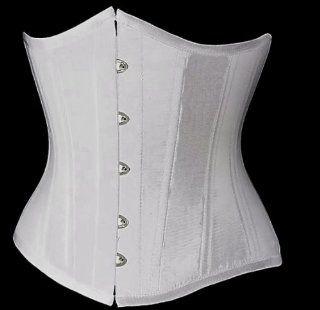 Angel&Me Sexy X Large Size white Spandex damask Waistnipper Corset Bustiers SHDI2686bai X Large Health & Personal Care