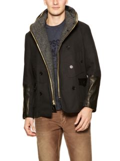 Leather Trim Jacket by PRPS GOODS & CO.