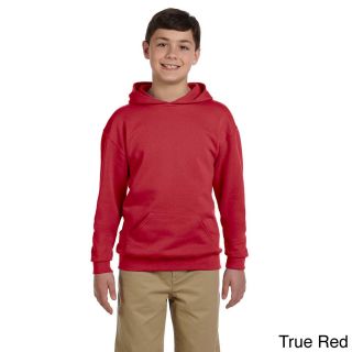 Jerzees Youth 50/50 Nublend Fleece Pullover Hoodie Red Size L (14 16)